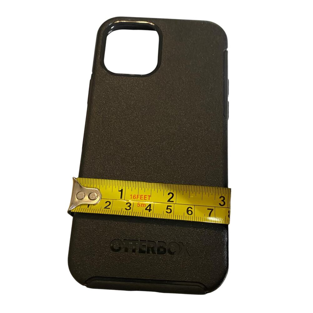OtterBox iPhone 12 & iPhone 12 Pro Symmetry Series Case - Black, Ultra-Sleek - Picture 15 of 16